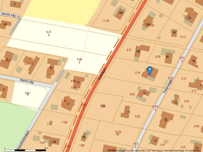 Fastighetskarta Fasanvägen 70