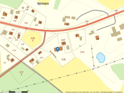 Fastighetskarta Björbäck 35