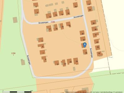 Fastighetskarta Åmotslingan 31