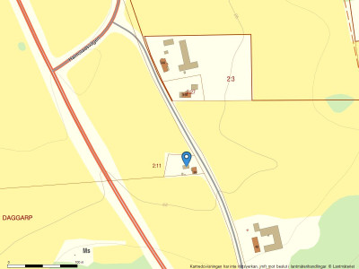 Fastighetskarta Daggarp 50