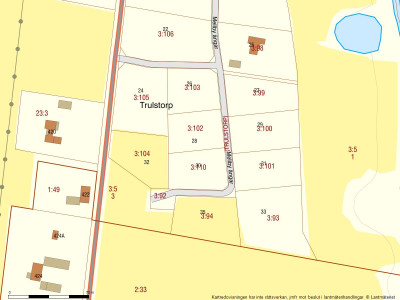 Fastighetskarta Mellby ängar etapp III