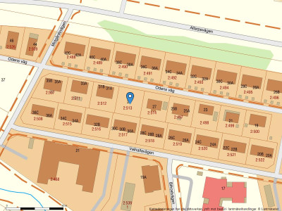 Fastighetskarta Odens väg 29