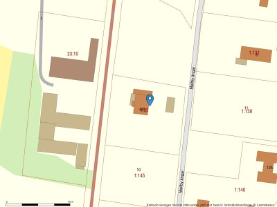 Fastighetskarta Mellby 415