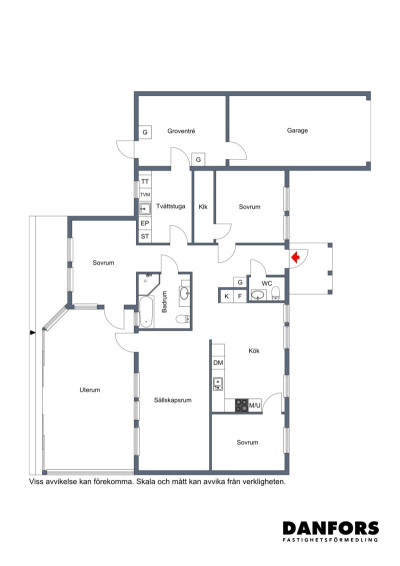Planritning Rapphönsvägen 4