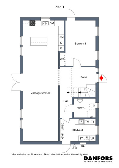 Planritning BV Signalvägen 11