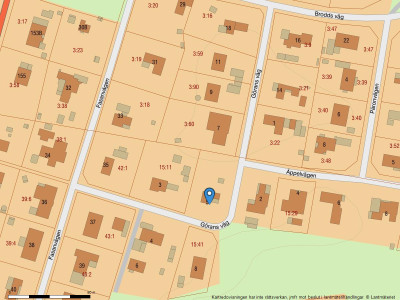 Fastighetskarta Görans Väg 5