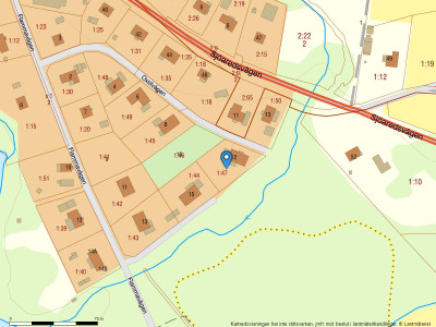 Fastighetskarta Oxelvägen 12