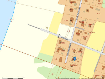 Fastighetskarta Södra Strandvägen 95