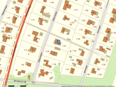 Fastighetskarta Rådjursstigen 6