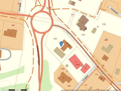 Fastighetskarta Bygatan 2A-B