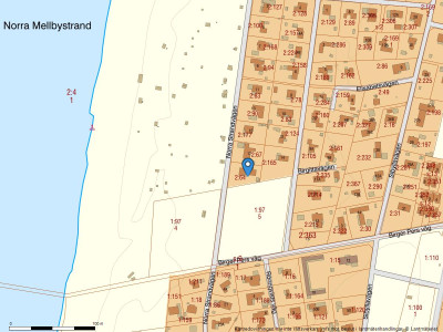 Fastighetskarta Norra Strandvägen 19
