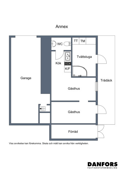 Planritning annex Mellangatan 4