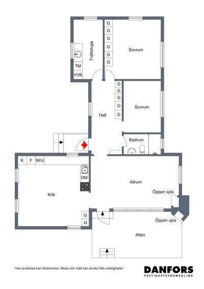 Planritning Rådjursstigen 6