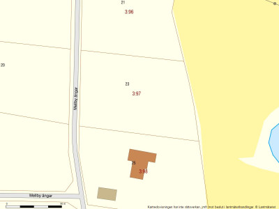 Fastighetskarta Mellby ängar 23