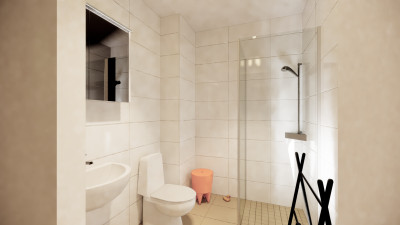 Badrum OV Brf Allarps strand, Iduns väg