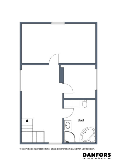 Planskiss plan 2 Våxtorpsvägen 33