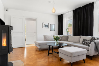 Allrum, ovanvåning Danska vägen 17