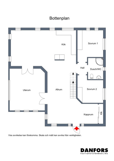 Planritning Vinbärsvägen 3