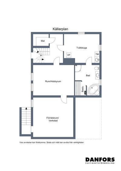 Källarplan Ränneslövsvägen 34