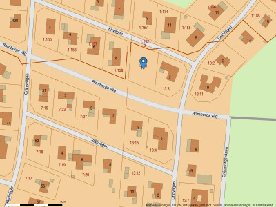 Fastighetskarta Ekvägen 10