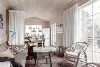 Interiört stuga B Flintarp 181