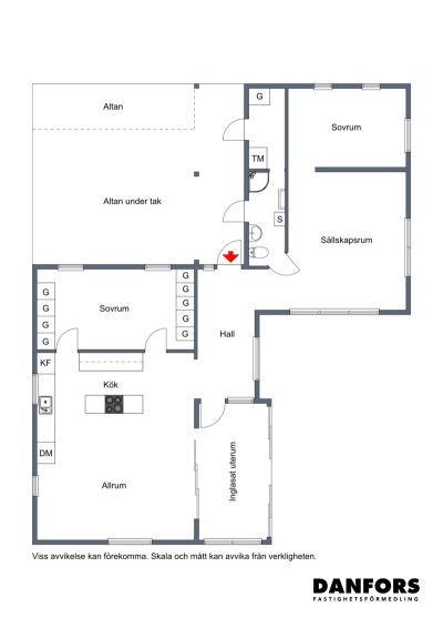 Planritning Kolonivägen 46