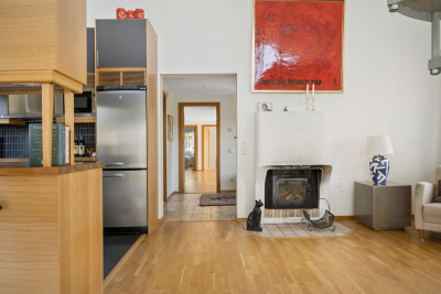 Kök, hall mot sällskapsrum Norra Strandvägen 19