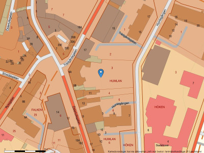 Fastighetskarta Östertullsgatan 9A-B