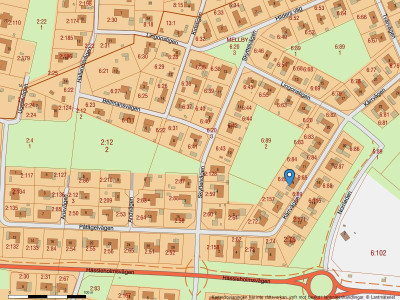 Fastighetskarta Kärrvägen 9