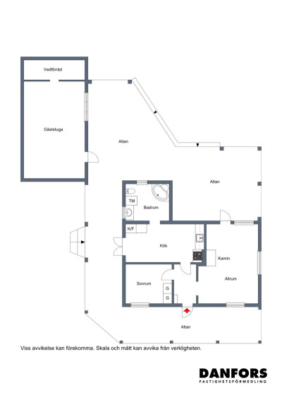 Planritning Hällede by 216