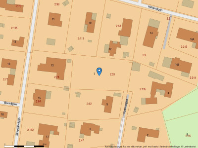 Fastighetskarta Ryttarstigen 7