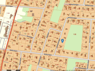 Fastighetskarta Luttehacksvägen 6